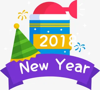 卡通彩色糖果色标签免抠