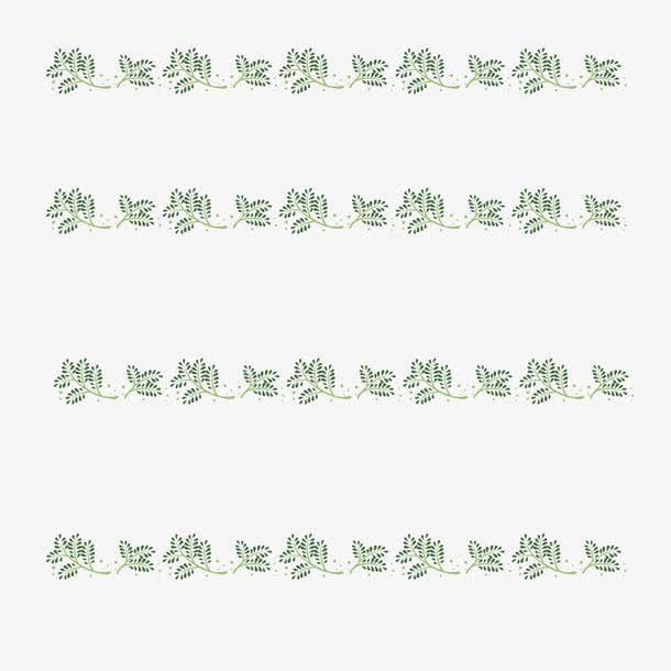 实用植物花边边框矢量素材免抠