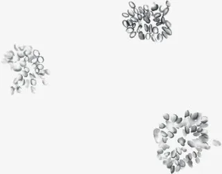 黑色元旦节日装饰免抠