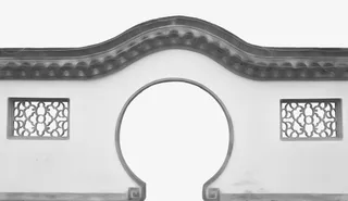 庭院 古风 门 门框免抠