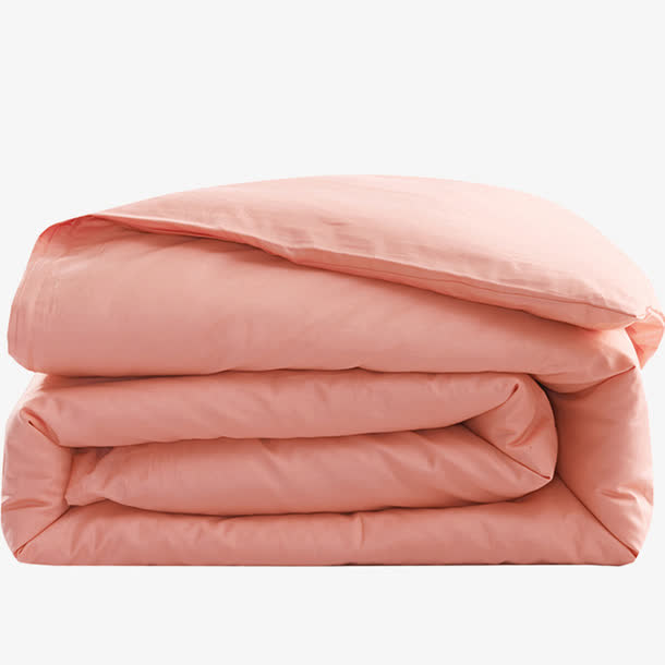 橙色简约被芯免抠