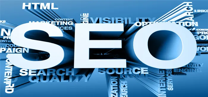 SEO立体字母商务背景高清