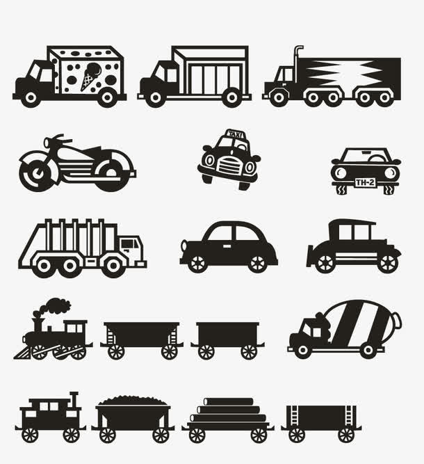 车模型轮廓图免抠