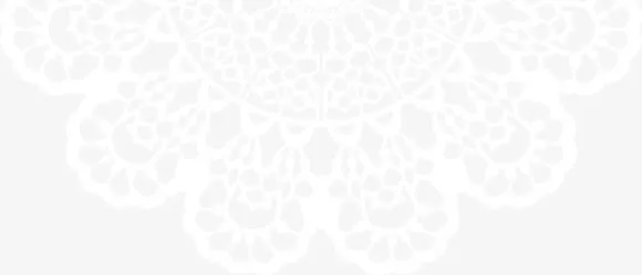 浪漫白色花纹婚礼免抠
