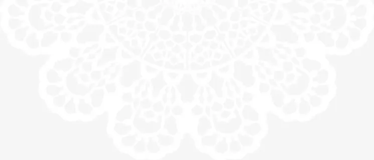 浪漫白色花纹婚礼免抠