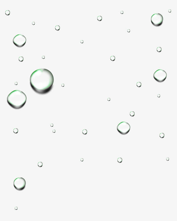 水滴漂浮免抠