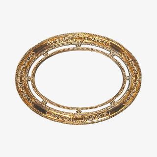 矢量金属奢华欧式油画框免抠