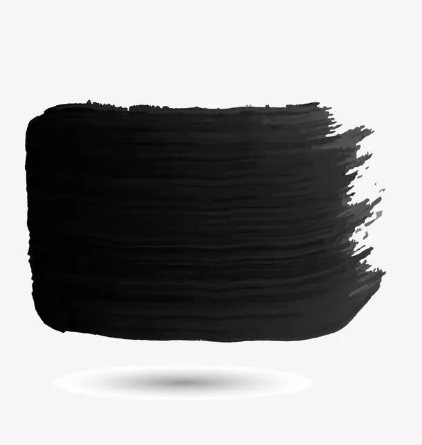 矢量水墨笔触免抠