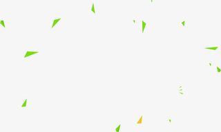 绿色三角形碎片招聘素材免抠