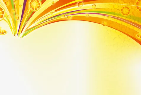 黄色线条底纹免抠