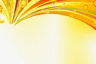 黄色线条底纹免抠