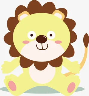 矢量可爱老虎漫画免抠