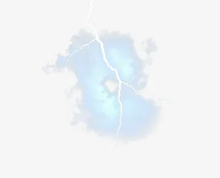 发光雷击闪电免抠