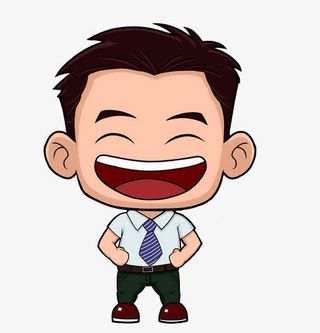 开朗的男孩免抠