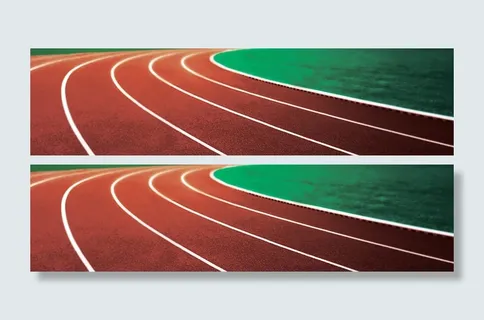 淘宝大促简约大气撞色运动鞋海报背景高清