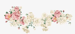 花瓣装饰背景海报