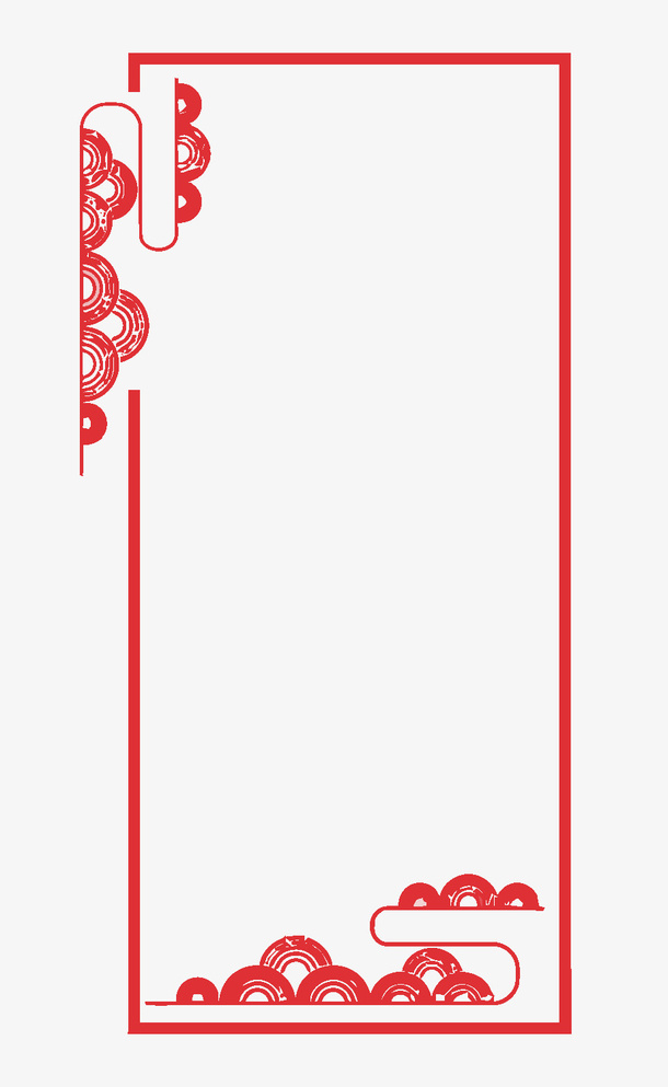 中国风边框 素材免抠