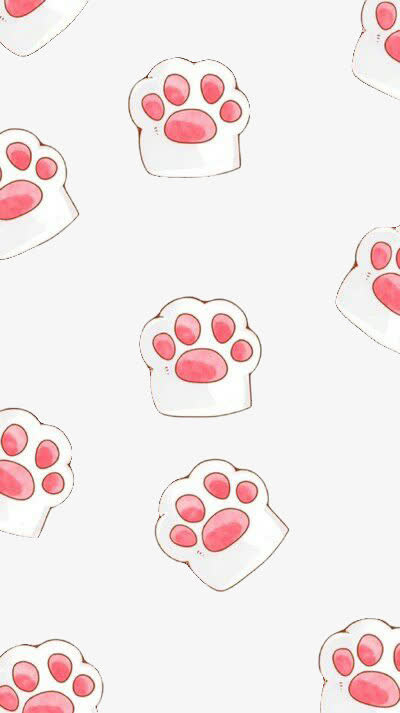 可爱猫爪 平铺免抠素材免抠