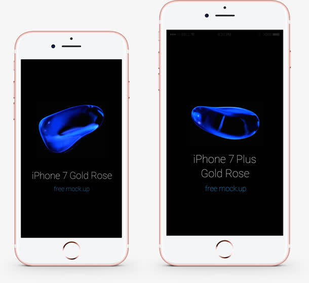 苹果手机iphone7正面展示样机免抠