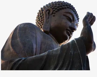 香港天坛大佛近景免抠