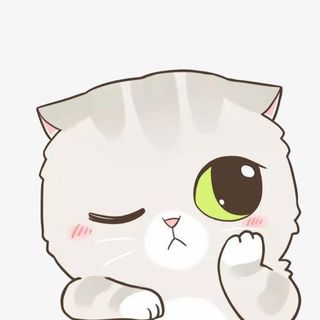 猫咪手绘眨眼免抠