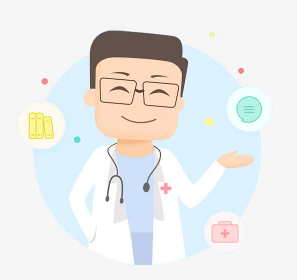 手绘医生免抠