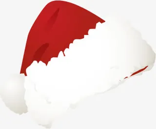 漂浮圣诞帽免抠
