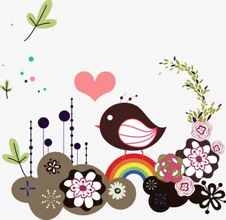 矢量图插画免抠