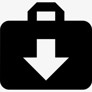 Down Arrow手提箱图标免抠