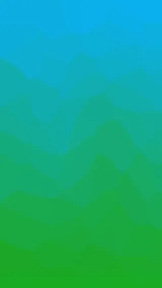 蓝绿国风水墨山水高清