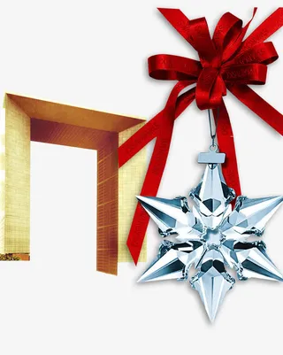 地产元素红色蝴蝶结免抠