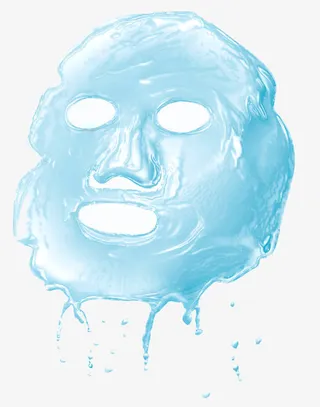 面膜蓝色面膜免抠