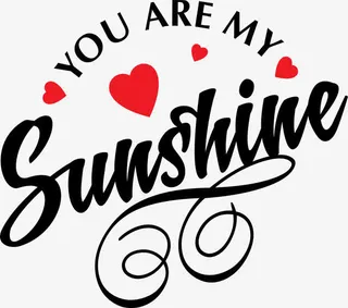 手绘sunshine英文字体设计免抠