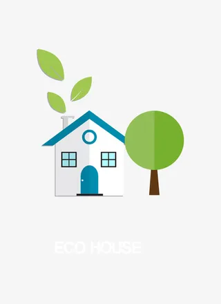 创意房子ppt图表免抠