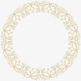 大气黄色圆圈免抠