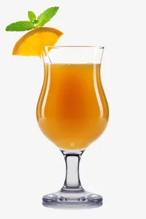 黄色饮料一杯免抠