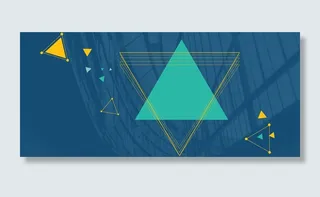 几何背景banner高清