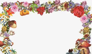 大型鲜花拱门矢量素材免抠