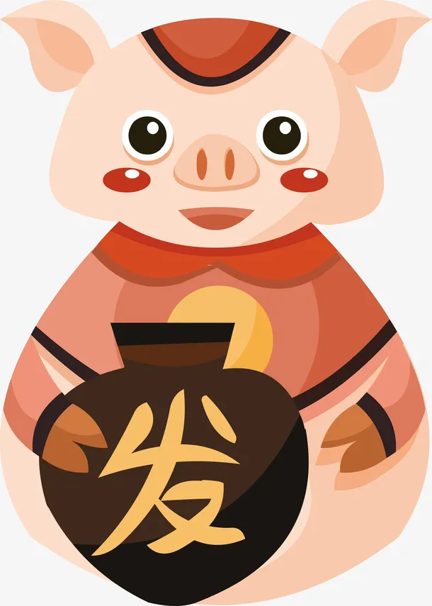 卡通小猪免抠素材免抠
