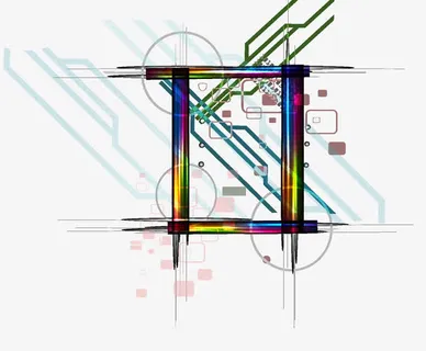 科技感灯光免抠 科技感灯光免抠