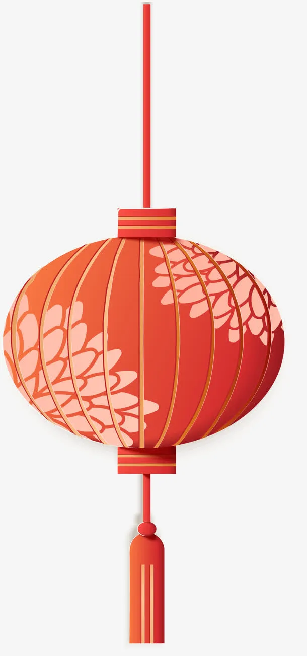 矢量中国风新年装饰灯笼免抠