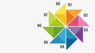 彩色PPT模板免抠