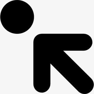 箭头指向左上方的一圈图标免抠