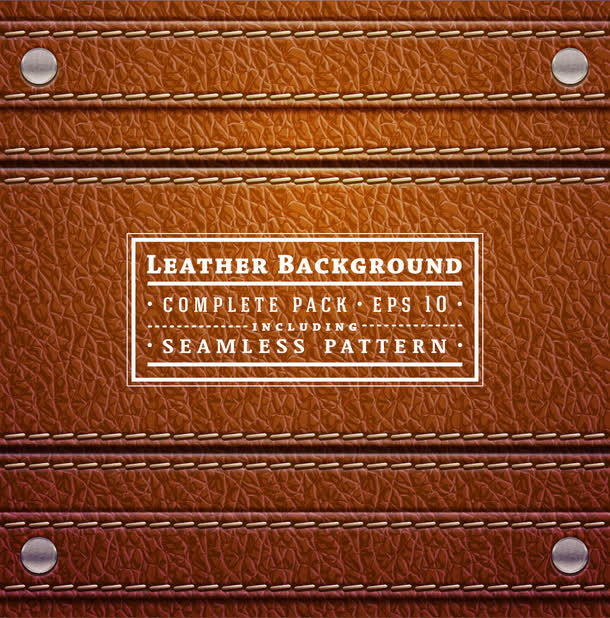 皮质质感标签底纹免抠