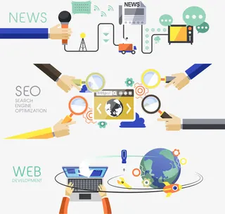 新闻网站搜索引擎免抠