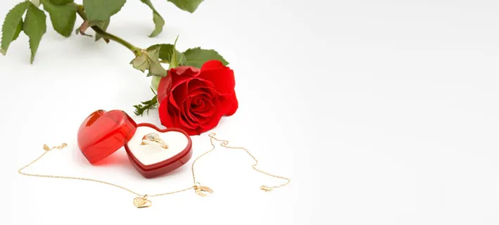 唯美大气玫瑰花钻石戒指海报背景高清