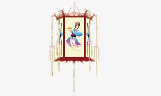 中国风古代花灯免抠