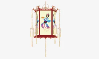 中国风古代花灯免抠