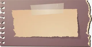 泛旧撕裂纸张免抠