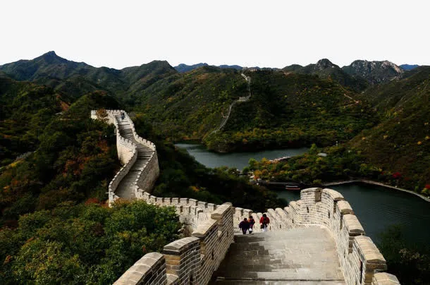 北京怀柔黄花城水长城风景免抠